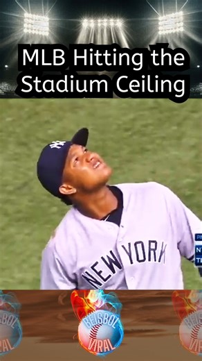 MLB Hitting the Stadium Ceiling #mlb #baseball #beisbol #mlbbhighlights | Beisbol Viral