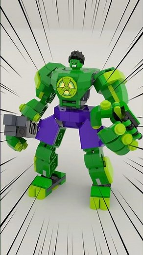 LEGO 76241 Hulk Mech Armor Satisfying Speed Build#lego #robot #mecha