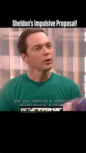 ShortLaughLabs on Instagram: "The Big Bang Theory Sheldon makes a dramatic, spontaneous journey to New Jersey to propose to Amy after an unexpected kiss from a colleague makes him realize she is the only woman he wants to be with. The moment is peak Sheldon, as he proposes while still talking to his friends on the phone! #TheBigBangTheory #TBBT #Shamy #SheldonCooper #AmyFarafoller #Proposal #Engagement #JimParsons #MayimBialik #Sitcom #TVShow"