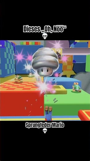 This "Oh, no!" 💀 Springboard Mario ☠️ #supermario #supermariogalaxy #nintendo #gaming #funny #shorts