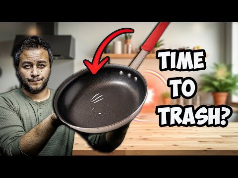 It’s Time to Throw Away My Nonstick Teflon Pan (Scratched & Exposed Metal)
