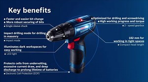 Your go to cordless tool for screwdriving and drilling no matter the surface. The GSB 120 Li ensures high productivity and flexibility. https://bit.ly/2KIfmqN مفكات ثقابة دقاقة عاملة ببطارية تعطيك الأداء المثالي مهما كان التحدي. The GSB 120 Li مثالية مع مرونه عالية https://bit.ly/2KIfmqN | Bosch Professional Power Tools & Accessories Middle East