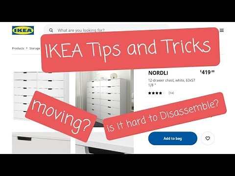 IKEA Nordli Disassembly/Assembly Tips and Tricks Dresser Drawers | How To