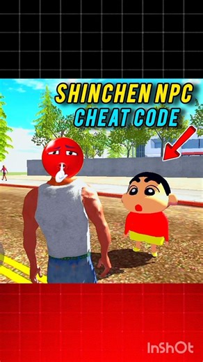 Shinchan NPC Spawn Cheat Code 🤯 Indian Bike Driving 3D New Secret Code