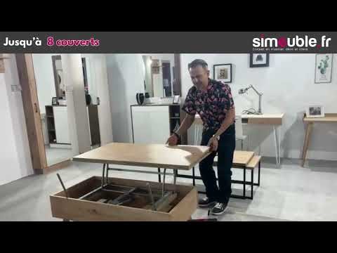 Et si votre table basse devenait la star de vos soirées improvisées ? - Simeuble