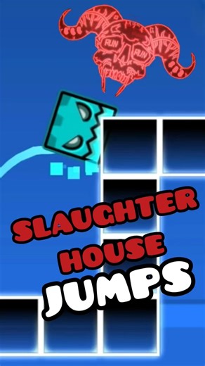 Did I JUST BEAT Slaughterhouse Jumps?! #geometrydash #gd #geometrydashchallenge #slaughterhouse