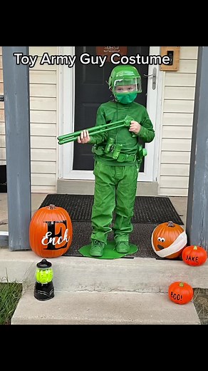 DIY Toy Story Army Guy Costume for Halloween Fun