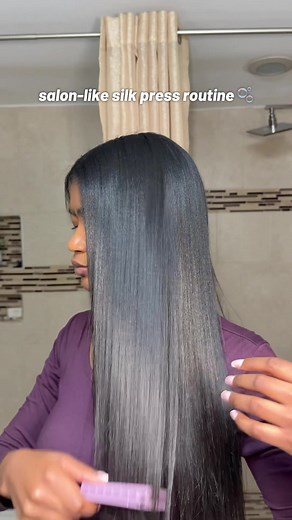 Effortless At-Home Silk Press Tutorial