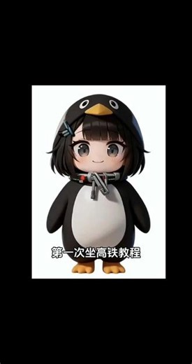 第一次坐高铁教程 #碧蓝航线创作者激励计划 #明日方舟吉祥物