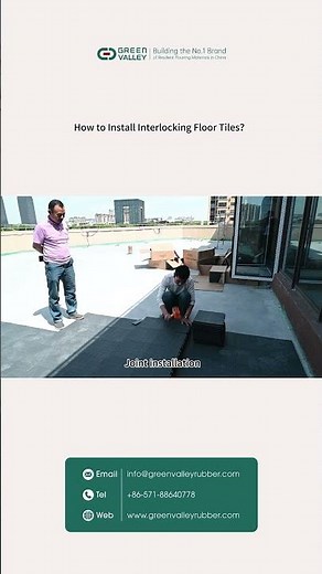 How to Install Interlocking Floor Tiles？#installation #flooring #shorts