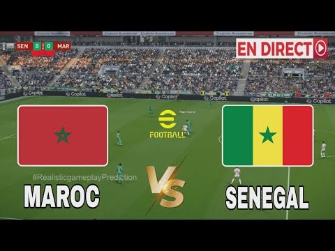 🔴EN DIRECT SENEGAL vs MAROC | FINAL | Coupe d'Afrique 2025 | Simulation PES 2021
