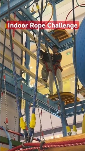 High-Flying Adventure: Conquering the Ropes Course!