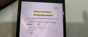 VedantiPHYSICS & MEASUREMENTSMULTIPLE CHOICE QUESTIONSWhat i... | Filo