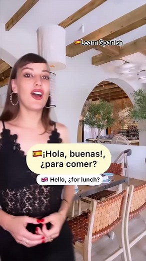 A dialogue in a restaurant in Spanish 🇪🇸🤗♥️ #learnspanish #spanishteacher #spanishlessons #spanishclasses #spanishlanguage