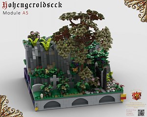LEGO MOC-207788 A5 Castle Hohengeroldseck - Landscape & graveyard (Castle Part 1) (Castle 2025)