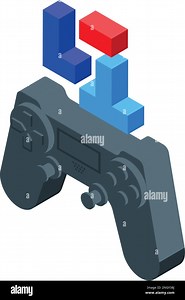 Game joystick icon isometric vector. Health disease. Passive inactive Stock Vector Image & Art - Alamy