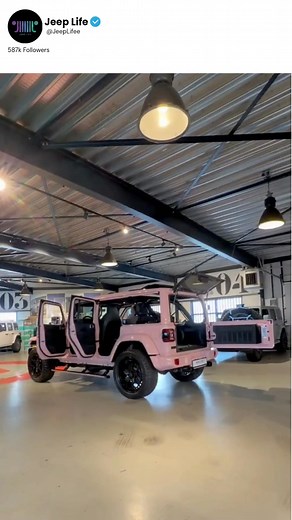 Peach Pink Custom Brute Jeep. 😍🩷 #fblifestyle #jeeplife #jeep #fypシ | Jeep Life