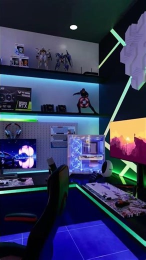 cosy GAMER room 😶🤑