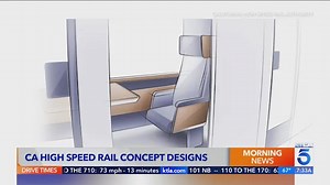 This is what the interior of California's high-speed trains might look like