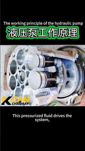 The working principle of the hydraulic pump