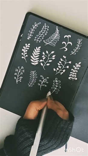 Doodle patterns for beginners #art #doodle #drawing #doodleart #leaf #wtfmoment #shorts #reels