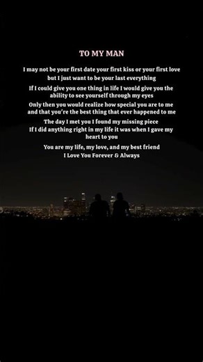 To My Man 🥰 The Love That Stays | Romantic Love Message for Him ❤️