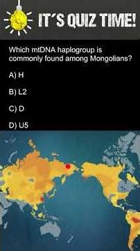 Which mtDNA Haplogroup Do Mongolians Have?