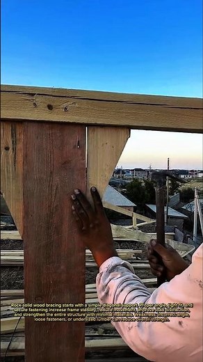 STRONG Wooden Brace Trick Every Builder Should Learn!
