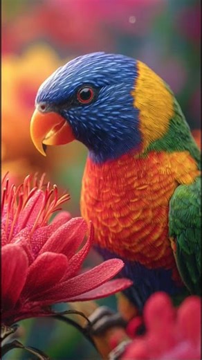 This Flying Rainbow is Nature's Most Colorful Bird! 🦜