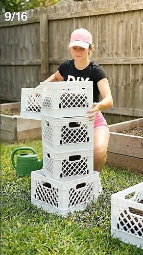 Growing a Massive Potato Harvest in Milk Crates! | Easy Vertical Gardening Hack