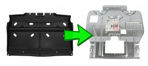 Fabric to metal bottom engine cover (diaper) - Ford F150 Forum - Community of Ford Truck Fans