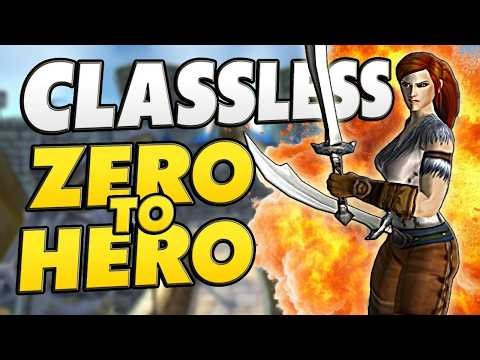 They Added DK abilites to Classless! - Zero to Hero Grimfall WoW