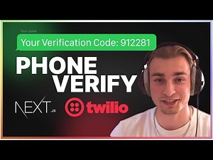 Send Verification Messages / SMS with Twilio Service in Next.js / React Applications