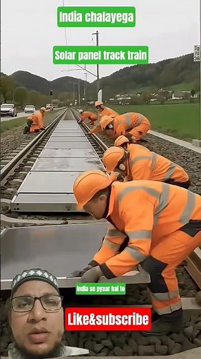India chalayega solar panel track train😲😲😲😲#shorts#facts#shortsfeed#ytshorts