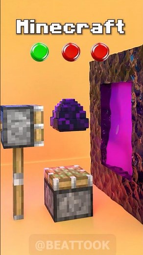 Minecraft vs Real Life in Nether 3D Animation🔥🔥😱