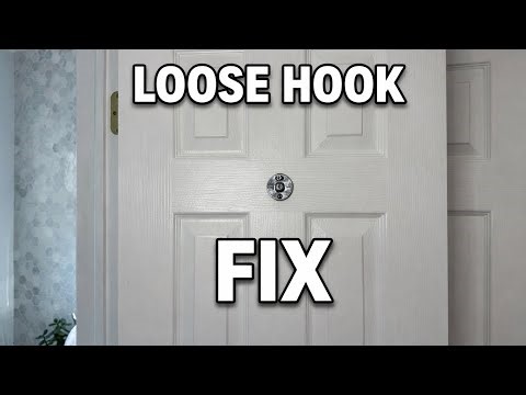 How to Fix a Loose Towel or Robe Hook on a Hollow Door (That Actually Holds)