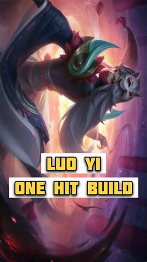 LUO YI ONE HIT BUILD 😱 MELT ENEMIES IN 1 COMBO! INSANE DAMAGE 🔥 | Mobile Legends #mlbbluoyi