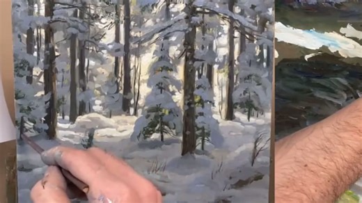 Stanislav Brusilov油画风景绘制示范技法视频教程 俄罗斯油画大师精品课_哔哩哔哩_bilibili