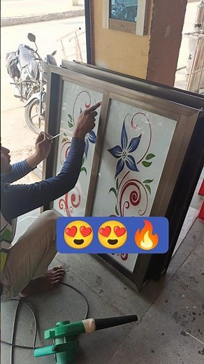 etching glass window 🪟🔥🪟😍