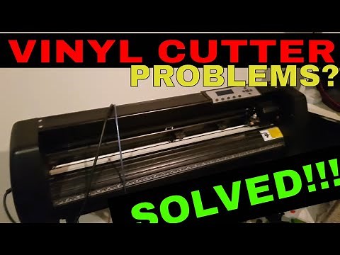 Vinyl cutter troubleshooting: machine scrunching up vinyl