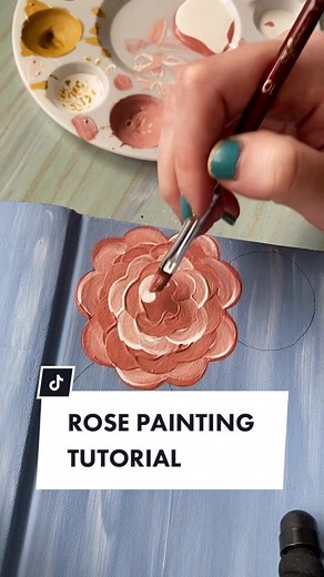 Rose Painting Tutorial for Beginners