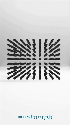 Zoom out & rotate around cube speaker array #cube #zoom #zoomout #rotate