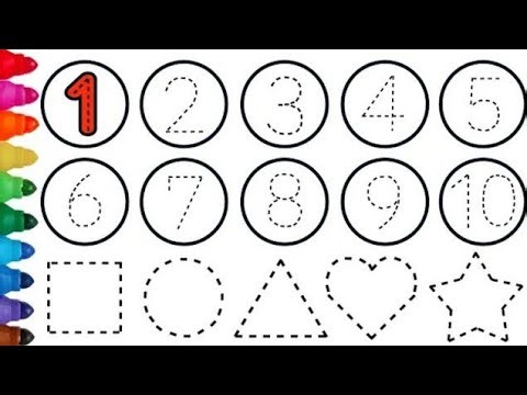 12345 | 123 song | 1234 Number Names | 1 to 10 | 12345 learning for kids| preschool learning video