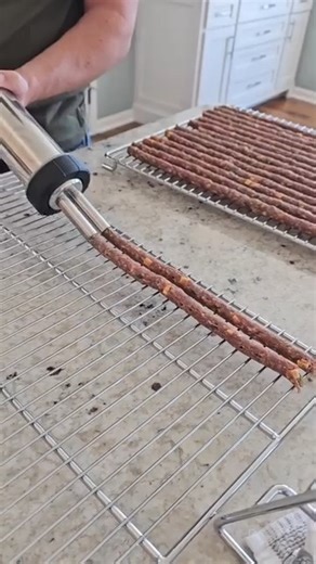 Make homemade jalapeno cheddar beef sticks at home! You will need: 5lb ground beef (I used 90/10) Jerky seasoning packet curing salt 3 jalapenos chopped 1/2 lb high heat cheddar Smoke at 180° for 4-5 hours | Crafty Morning