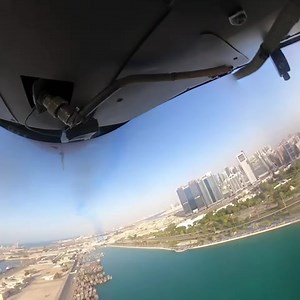40K views · 111 reactions | This is how Abu Dhabi looked this afternoon from the cockpit of a RAF Red Arrows BAE Systems’ Hawk T1, powered by a Rolls-Royce engine. A #Great blend of the best  people and equipment. | UK in UAE | Facebook