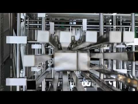 Divided paper box forming machine