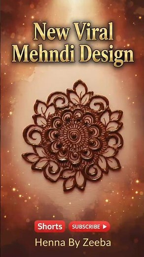 Mandala Mehndi Design for Beginners ✨ #shorts