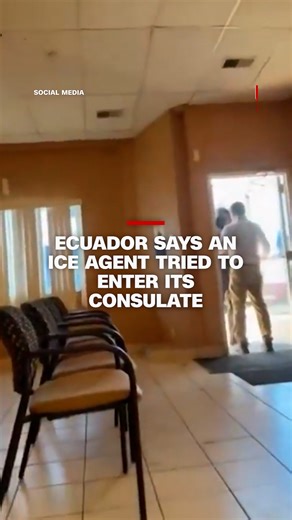The Ecuadorian government said a US Immigration and Customs Enforcement agent attempted to enter its consulate in Minneapolis, prompting it to send a formal protest note to US authorities "so that acts of this nature are not repeated at any of Ecuador's consular offices in the United States." CNN has reached out to both the State Department and ICE for comment. Follow live updates: https://cnn.it/4qMb4kH | CNN