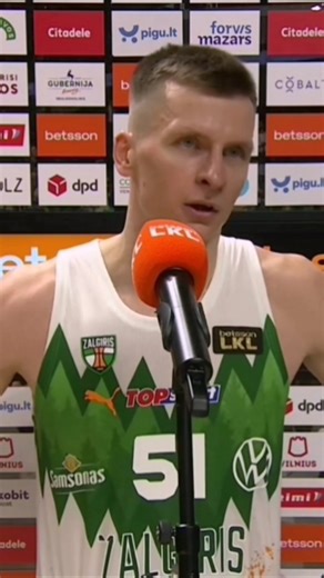 Žalgiris vs Rytas: post-game interviews #zalgiris #rytas #arnas #butkevicius #lkl #krepsinis #kaunas
