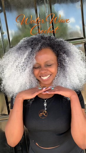 14” Water Wave Crochet Hair by Rose Signature